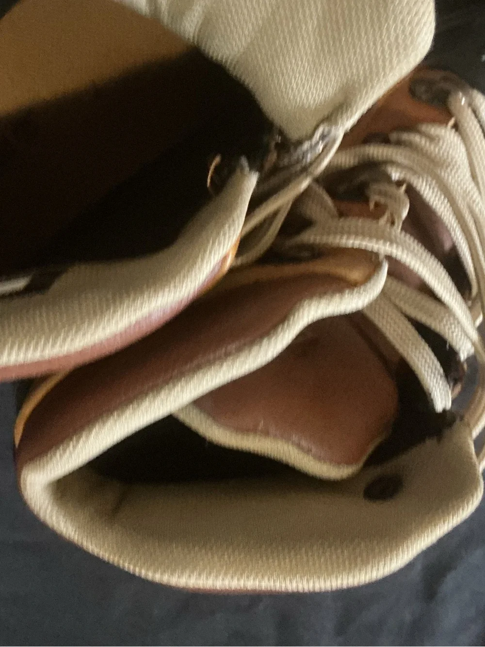 Timberland Kids Brown and Black Lace-Up Duck Boots great condition kids size 4